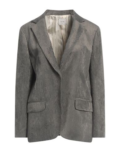 ALYSI ALYSI CRÈME WOMAN BLAZER GREY SIZE 6 VISCOSE 