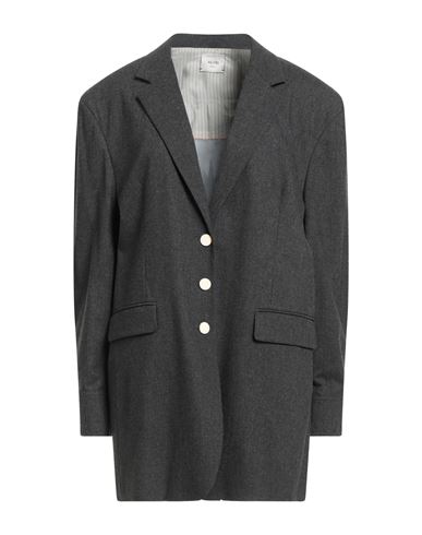 Alysi Crème Woman Blazer Charcoal Size 4 Viscose, Polyester, Wool, Elastane