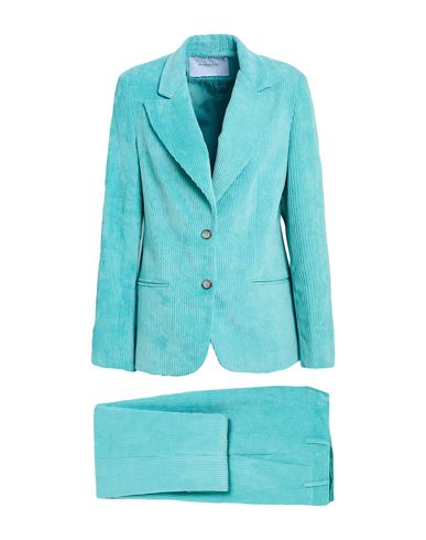 Markup Woman Suit Turquoise Size 12 Polyester, Polyamide, Elastane