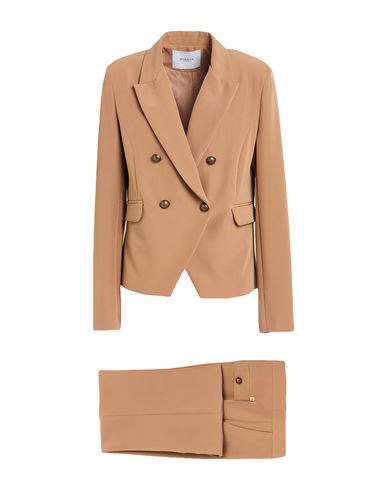 Markup Woman Suit Camel Size 8 Polyester, Elastane