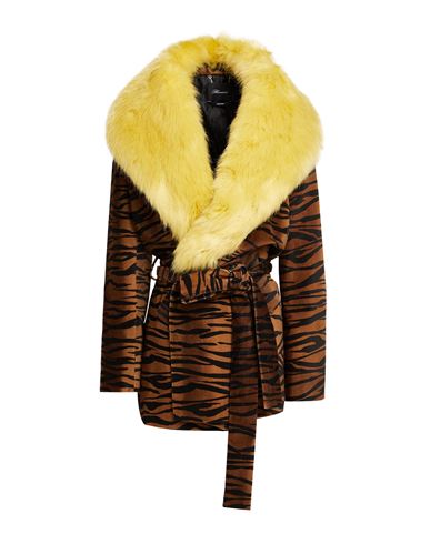 Blumarine Woman Overcoat & Trench Coat Brown Size 4 Cotton, Polyester