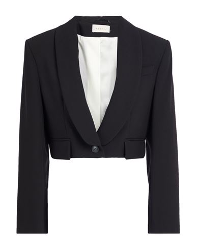 Balti _ Woman Blazer Black Size M Polyester, Viscose, Elastane