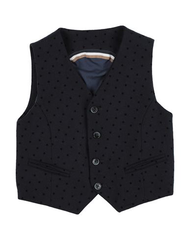 Monnalisa Toddler Boy Tailored Vest Midnight Blue Size 6 Wool, Polyester