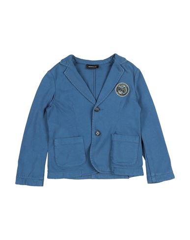 Monnalisa Toddler Boy Blazer Slate Blue Size 6 Cotton