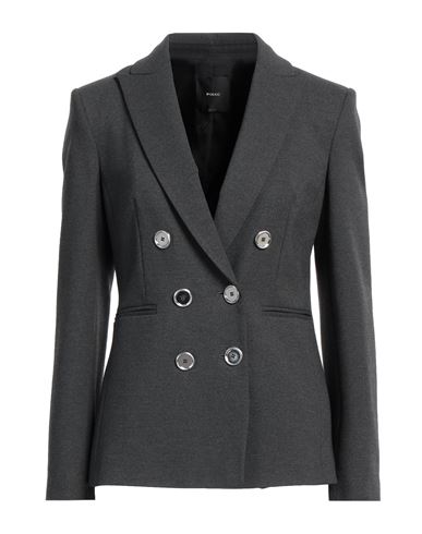 Pinko Woman Blazer Charcoal Size 4 Viscose, Nylon, Elastane
