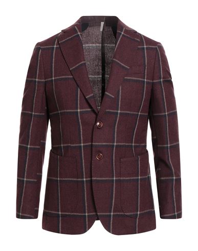 Twenty-one By Antonio Carnevale Man Blazer Burgundy Size 44 Virgin Wool