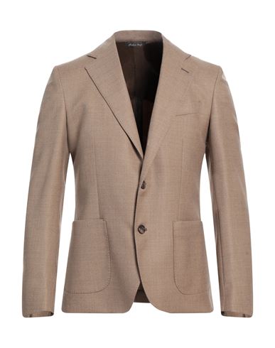 Brian Dales Man Blazer Camel Size 42 Wool