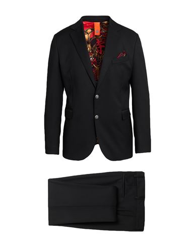 Bharnaba Man Suit Black Size 42 Polyester, Viscose, Elastane