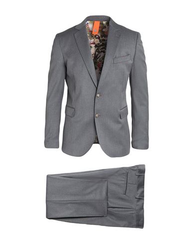 Bharnaba Man Suit Grey Size 48 Polyester, Viscose, Elastane