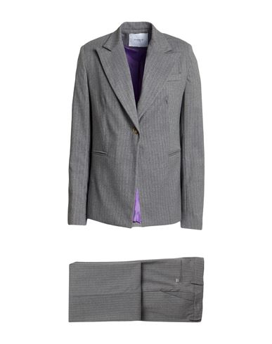 Markup Woman Suit Grey Size 10 Polyester, Viscose, Elastane