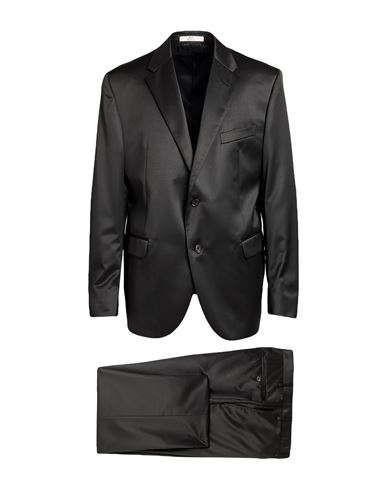 Cc Collection Corneliani Man Suit Black Size 48 Virgin Wool, Polyester