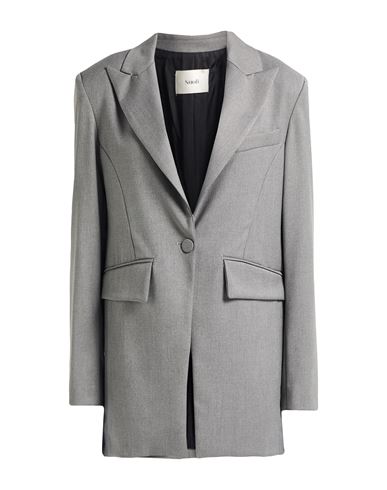 Shop Suoli Woman Blazer Grey Size 4 Polyester, Viscose, Elastane