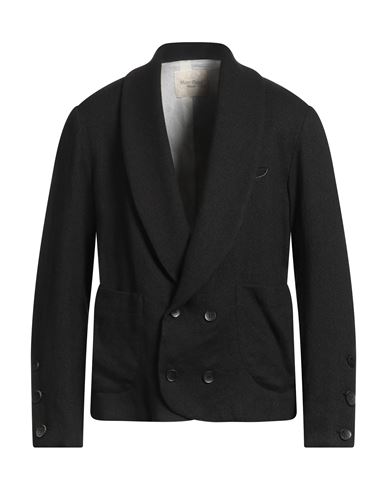 Marc Point Man Blazer Black Size 40 Linen, Wool, Polyester, Polyamide