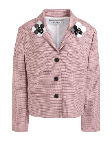 Shirtaporter Woman Blazer Mauve Size 10 Polyester, Viscose, Elastane