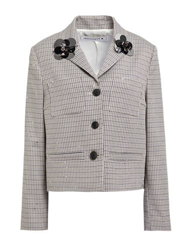 Shirtaporter Woman Blazer Navy Size 10 Polyester, Viscose, Elastane