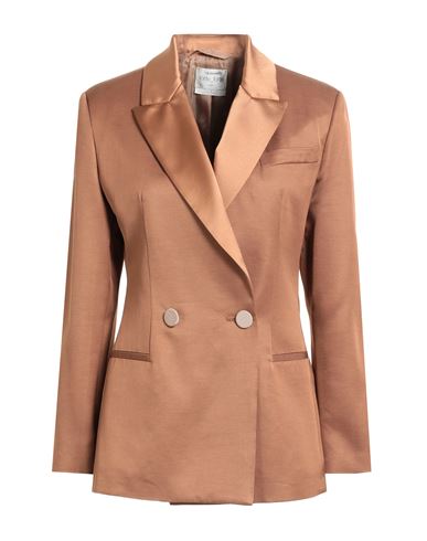 Americana Mujer Marrón claro 0,1,2,3 Mujer