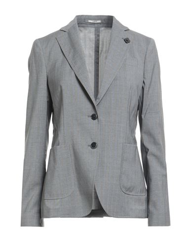 Lardini Woman Blazer Grey Size 12 Wool