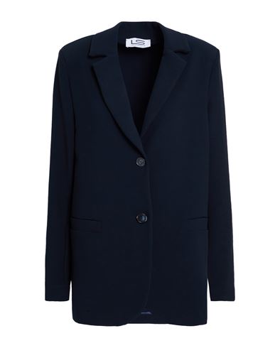 Le Streghe Woman Blazer Midnight Blue Size S Polyester, Viscose, Elastane