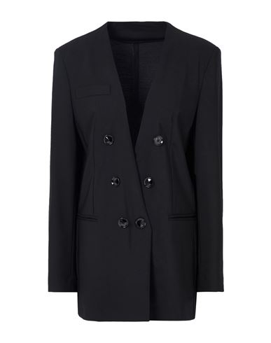 Breras Milano Woman Blazer Black Size 8 Virgin Wool, Elastane