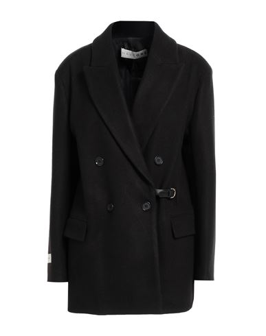 HAVEONE HAVEONE WOMAN BLAZER BLACK SIZE M POLYESTER, WOOL 