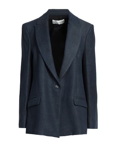 HAVEONE HAVEONE WOMAN BLAZER BLUE SIZE M LYOCELL 