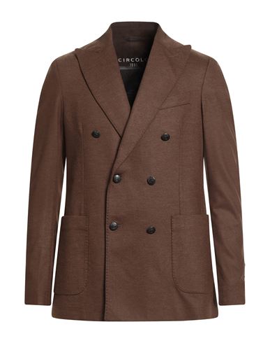 Circolo 1901 Man Blazer Brown Size 44 Wool, Cashmere In Brown