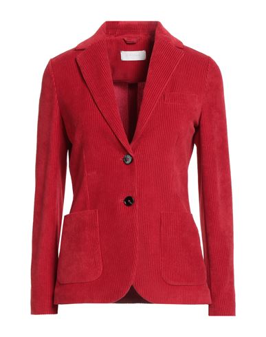 Circolo 1901 Woman Blazer Red Size 4 Cotton, Polyester