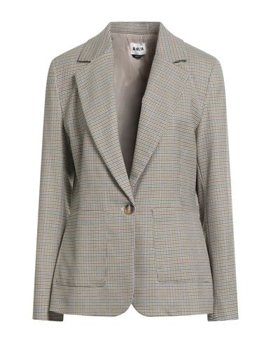 Berna Woman Blazer Beige Size M Polyester, Viscose, Elastane