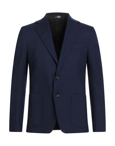 Brian Dales Man Blazer Navy Size 42 Polyester, Wool, Elastane