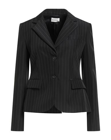 P.A.R.O.S.H P. A.R. O.S. H. WOMAN BLAZER BLACK SIZE S VISCOSE, VIRGIN WOOL 