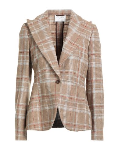 Ballantyne Woman Blazer Camel Size 8 Wool, Cashmere In Brown