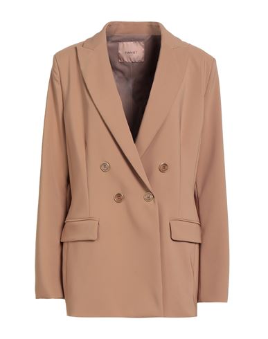 Twinset Woman Blazer Sand Size 14 Polyester, Elastane