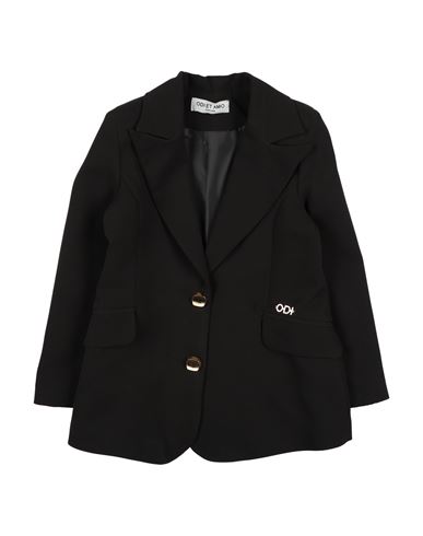 Odi Et Amo Junior Toddler Girl Blazer Black Size 6 Polyester, Elastane In Black