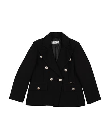 Odi Et Amo Toddler Girl Blazer Black Size 6 Polyester, Elastane