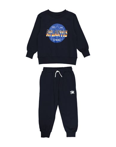 Atlantic Stars Toddler Boy Tracksuit Midnight Blue Size 6 Cotton In Blue