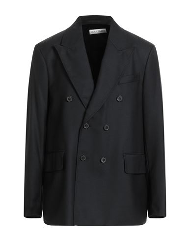 Our Legacy Man Blazer Black Size 42 Cupro In Black