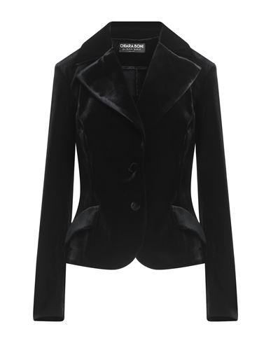 Chiara Boni La Petite Robe Woman Blazer Black Size 8 Polyester, Polyamide, Elastane In Black