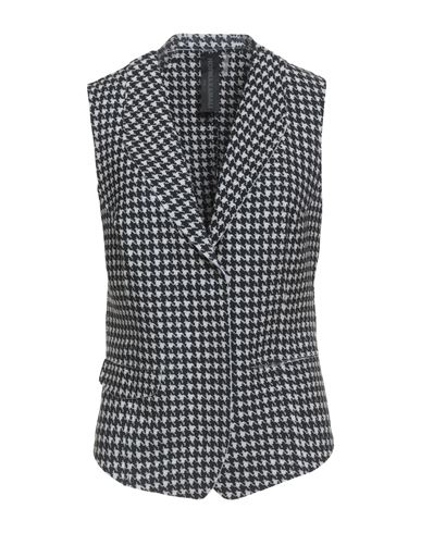 Norma Kamali Woman Tailored Vest Black Size 8 Polyester, Elastane