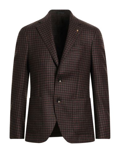 Sartoria Latorre Man Blazer Brown Size 40 Virgin Wool In Brown
