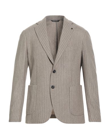 Messagerie Patrizio Piscaglia Man Blazer Beige Size 42 Wool, Polyester