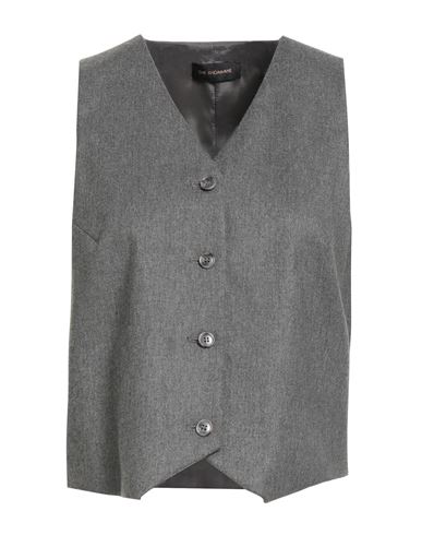 The Andamane Woman Tailored Vest Grey Size 8 Viscose, Polyester, Virgin Wool, Elastane In Gray
