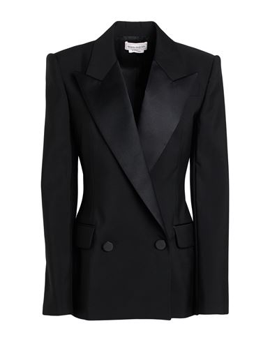 Mcq By Alexander Mcqueen Mcq Alexander Mcqueen Woman Blazer Black Size 6 Wool, Silk, Polyester