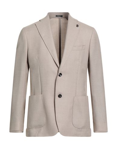 Breras Milano Man Blazer Beige Size 40 Virgin Wool In Neutral