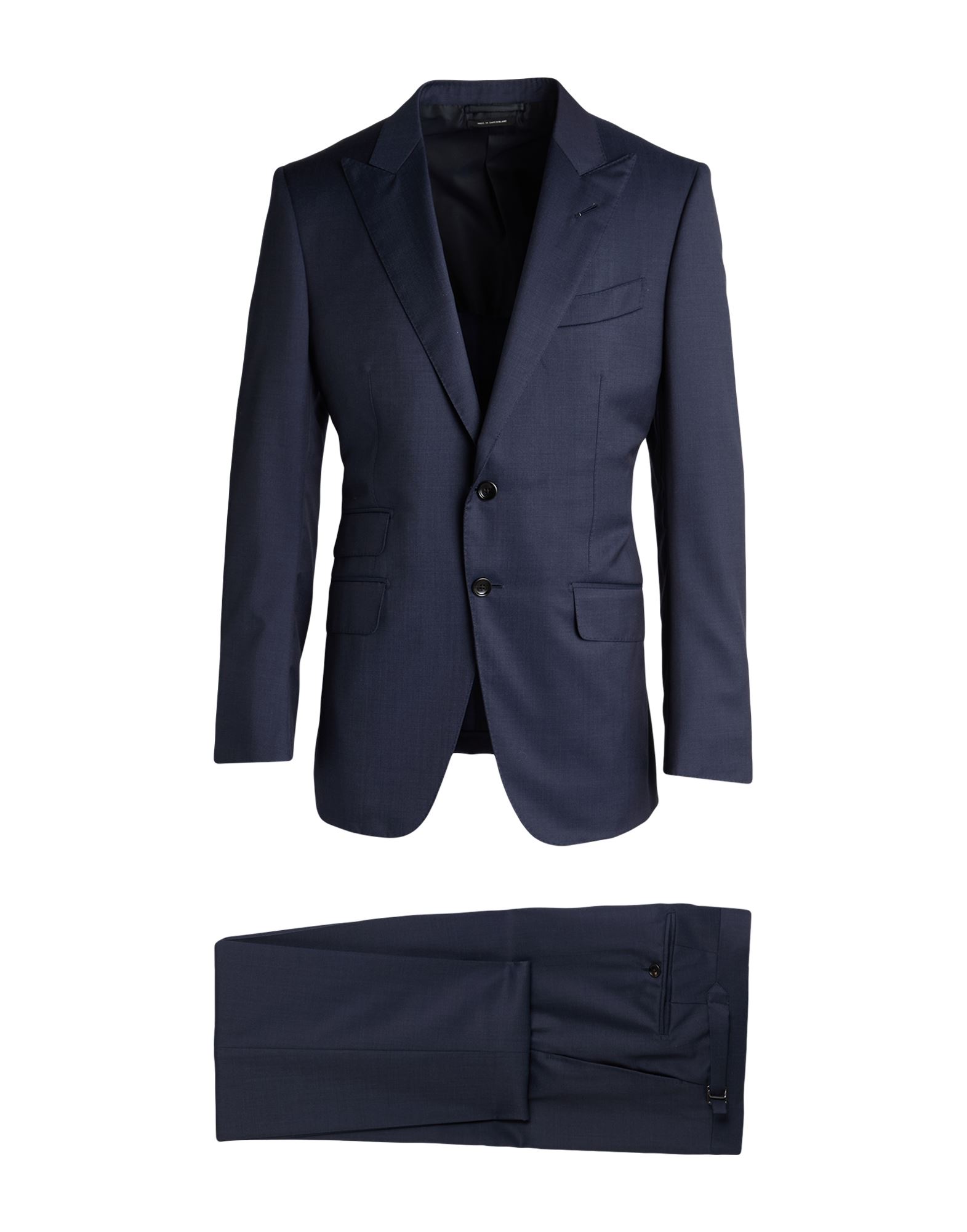 《セール開催中》TOM FORD メンズ スーツ ネイビー 46 ウール 100%