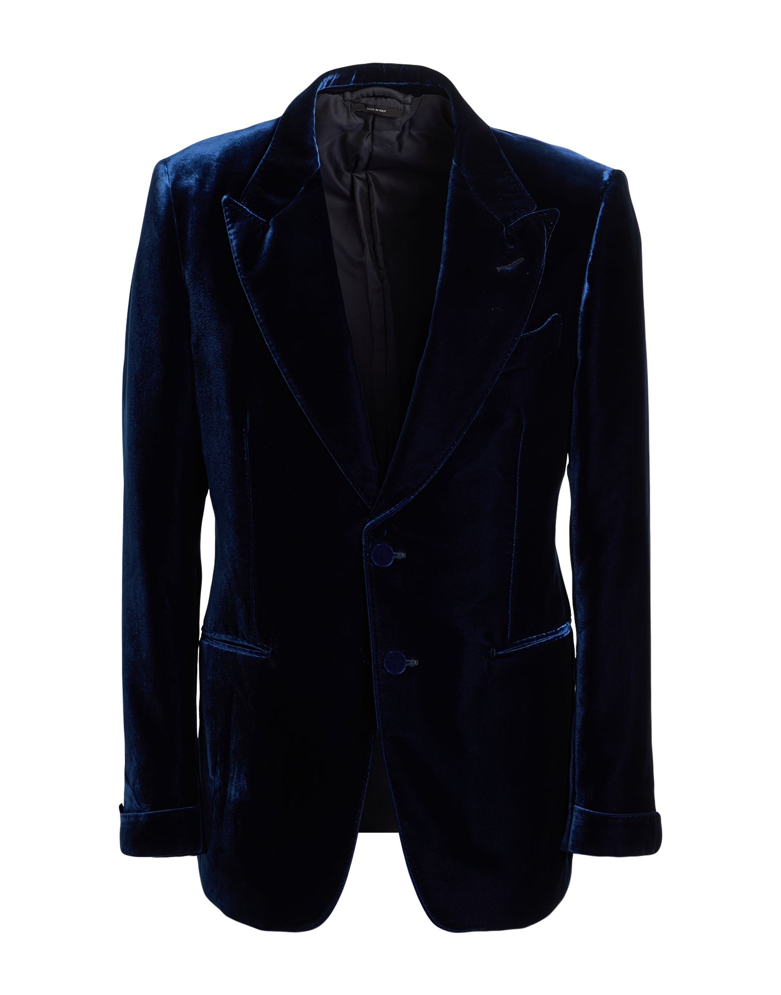 《セール開催中》TOM FORD メンズ ブレザー ネイビー 50 レーヨン 69% / キュプラ 31%