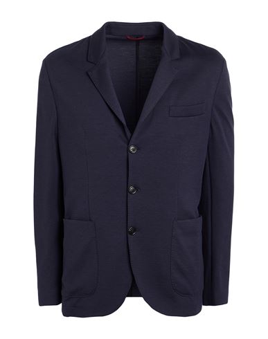 Brunello Cucinelli Man Blazer Navy Size 46 Silk, Cotton