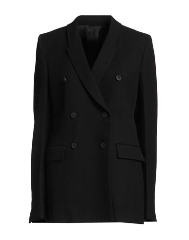 Rick Owens Woman Blazer Black Size 4 Wool