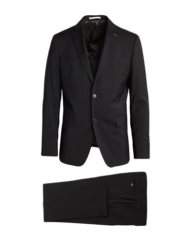 Pal Zileri Mcmlxxx Man Suit Black Size 40 Wool In Black