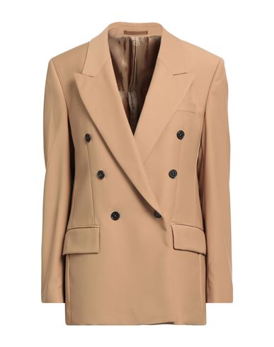Jacob Lee Woman Blazer Beige Size 2 Wool In Brown