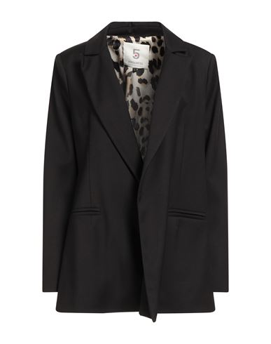 5 Progress Woman Blazer Black Size Xl Polyester, Viscose, Elastane